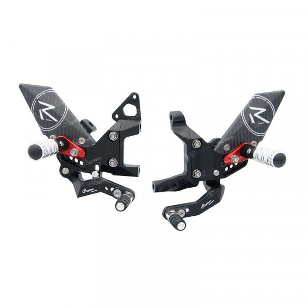 Commandes reculées R Version Lightech - Ducati 899 - 959 - 1199 - 1299 PANIGALE 12-17 Vitesses standards
