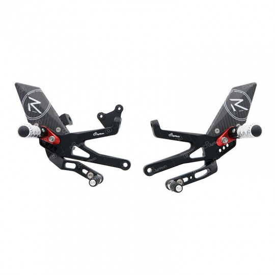 Commandes reculées R Version Lightech - Ducati PANIGALE 1100 V4 - S 18-19 Vitesses standards et inversées