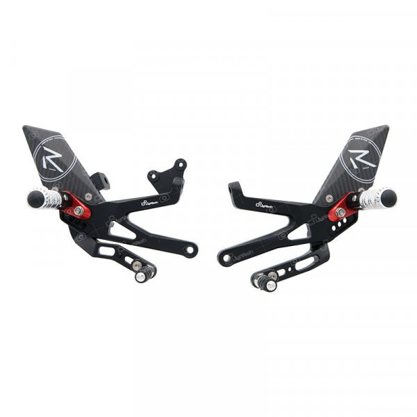 Commandes reculées R Version Lightech - Ducati PANIGALE 1100 V4 - S 18-19 Vitesses standards et inversées
