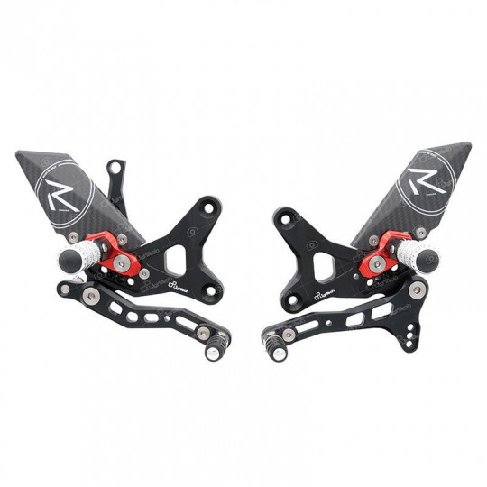Commandes reculées R Version Lightech - Kawasaki ZX10R 11-15 Vitesses standards et inversées