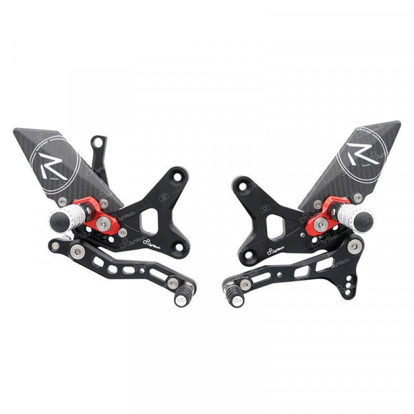 Commandes reculées R Version Lightech - Kawasaki ZX10R 11-15 Vitesses standards et inversées