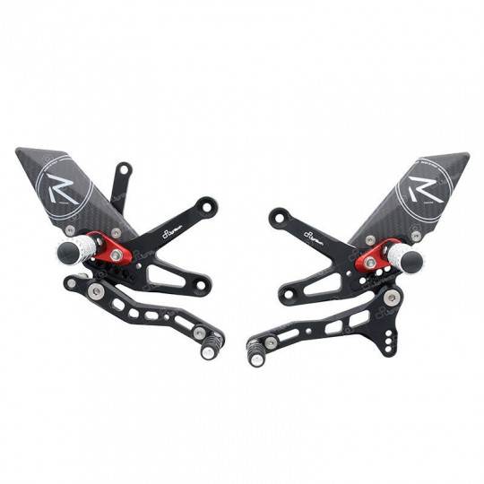 Commandes reculées R Version Lightech - Kawasaki ZX10R non ABS 16-18 Vitesses standards