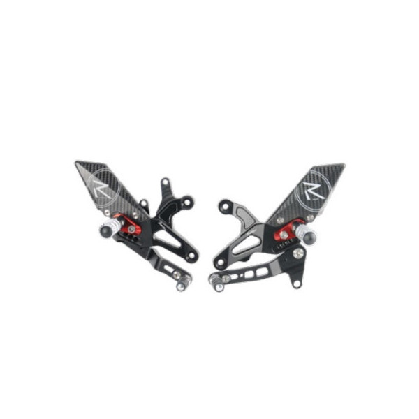 Commandes reculées R Version Lightech - Kawasaki ZX6R et ZX6R 636 -RR ABS 09-20 Vitesses standards
