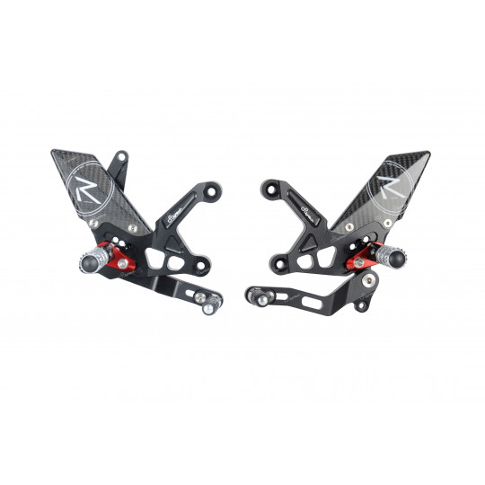 Commandes reculées R Version Lightech - Kawasaki Z 900 17-20 Vitesses standards et inversées