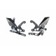 Commandes reculées Lightech Kawasaki Z 900 17-20 standard et inversées, repose-pieds repliables
