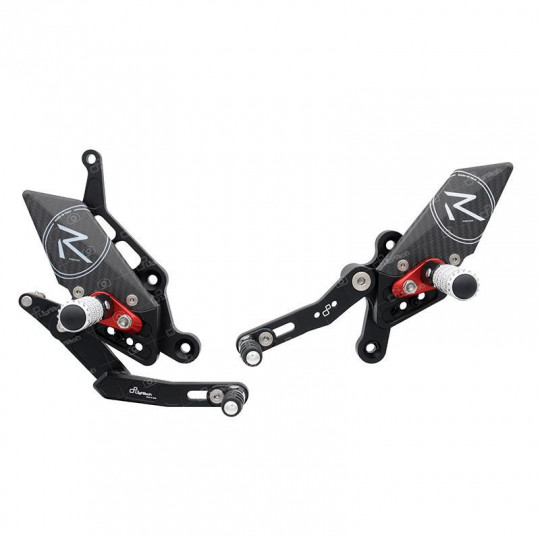 Commandes reculées R Version Lightech - Yamaha MT07 et ABS 14-18 Vitesses standards
