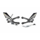 Commandes reculées Lightech Yamaha  R1 - R1M 15-21 en standards et inversées Reposes pieds repliables