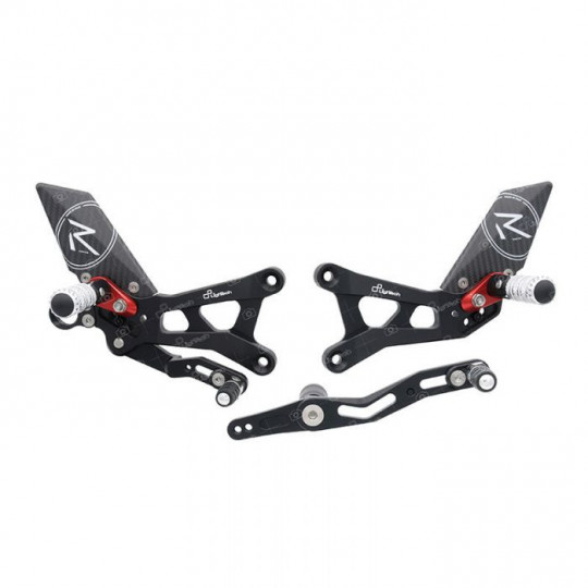 Commandes reculées R Version Lightech - Yamaha R6 17-21 Vitesses standards et inversées