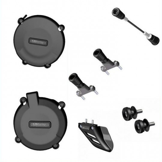 Protection GB Racing KTM Kit complet avec tampons 950-990 SUPERDUKE Supermoto 05-14