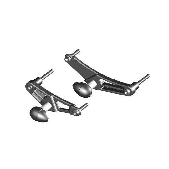 Protections de cadre GB Racing Triumph Daytona et Street Triple 675 et R 06-12