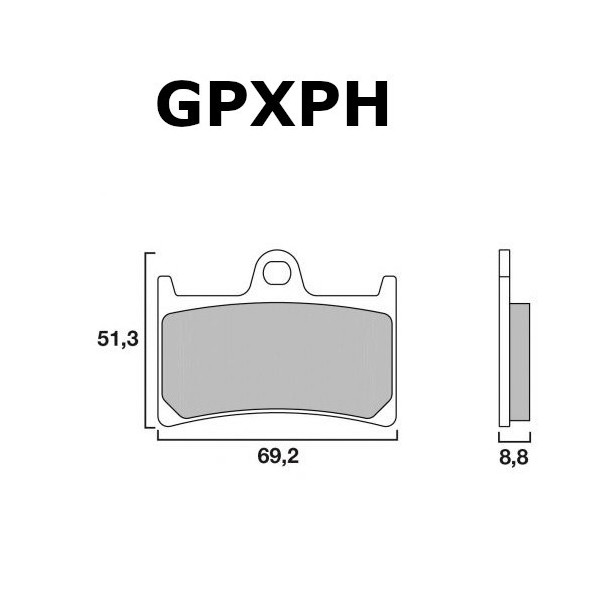 Plaquettes de frein SEMC Yamaha MT09 et SP - TRACER et GT - XSR 900 13-21