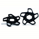 Molettes de réglage de pré-charge de fourche noire Valter Moto pour Honda - Suzuki - Kawasaki DESTOCKAGE -25%