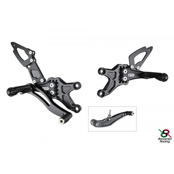 Commandes reculées Bonamici Honda CBR600RR 07-16 vitesses standards