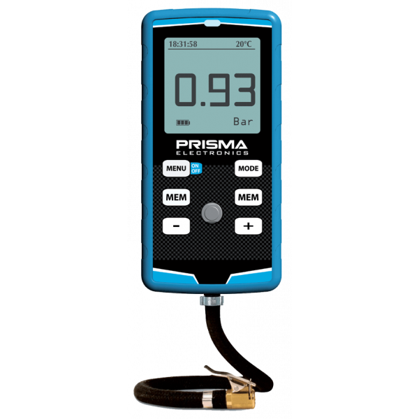 Manomètre de pression pneus Prisma jusqu'à 5 bars ou 72 Psi