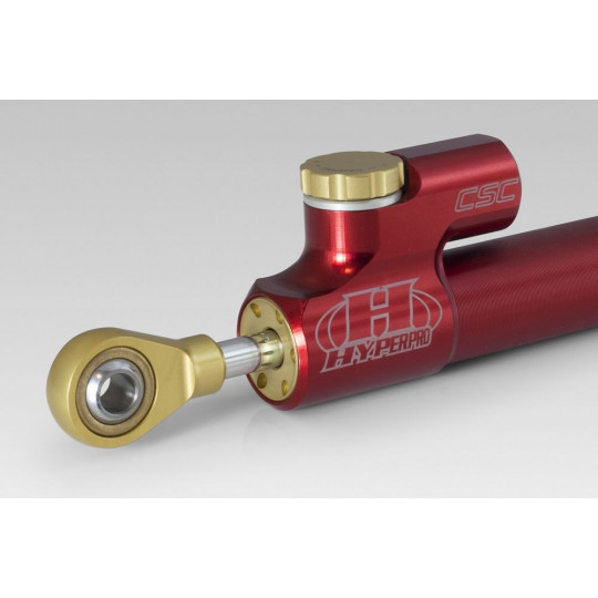 Corps d'amortisseur de direction seul Hyperpro - 75mm réactif (RSC) Rouge