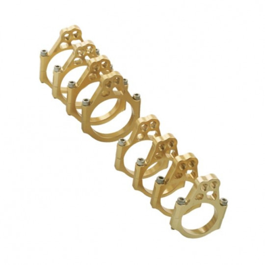 Collier de fourche Hyperpro pour amortisseur de direction Hyperpro 45mm