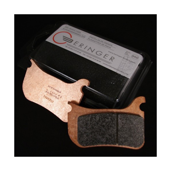Plaquettes de frein Beringer pour étriers Beringer 1200F2 (usage route) pour étrier 4 pistons radial