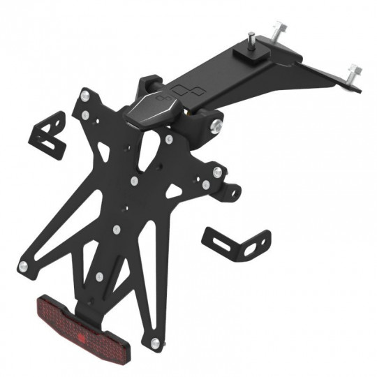 Support de plaque réglable Lightech Aprilia RSV4 09-20/Tuono V4 11-20 (avec éclairage de plaque)