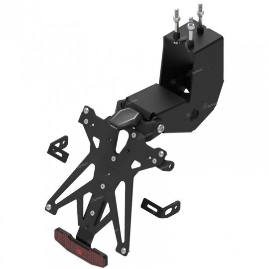 Support de plaque réglable Lightech Aprilia Dorsoduro 900 - 18-20 (avec éclairage de plaque)