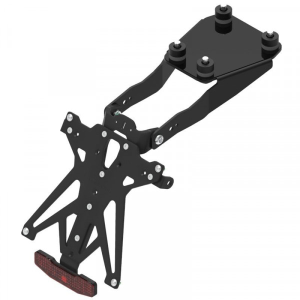 Support de plaque réglable Lightech - Ducati Monster 797/1200 17-19 / Supersport 939 17-20 (avec éclairage de plaque)
