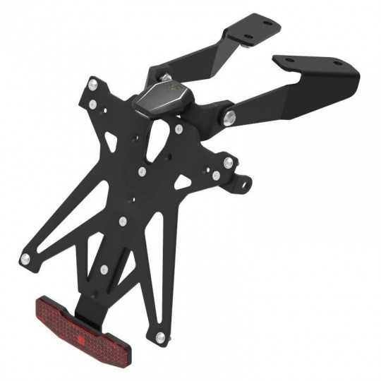 Support de plaque réglable Lightech Kawasaki - Kawasaki NINJA 300 / Z 300 13-18 (avec éclairage de plaque)
