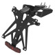 Support de plaque réglable Lightech Kawasaki - Kawasaki ZX6R  ZX636 13-18 (avec éclairage de plaque)