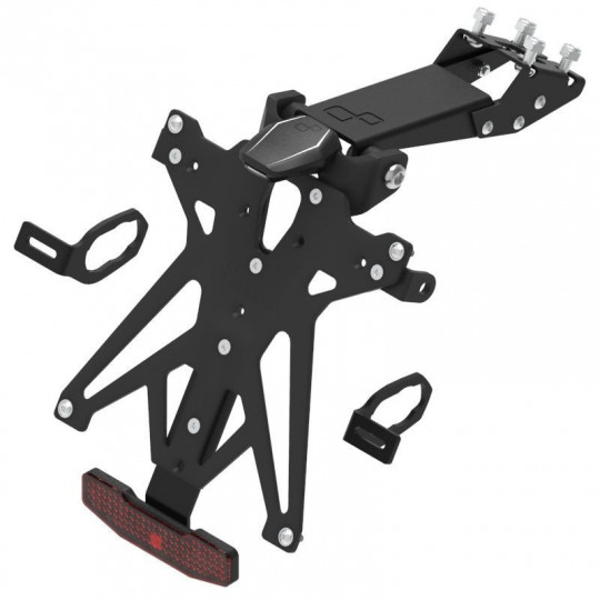 Support de plaque réglable Lightech Kawasaki - Kawasaki Z 125 / NINJA 125 19-19 (avec éclairage de plaque)