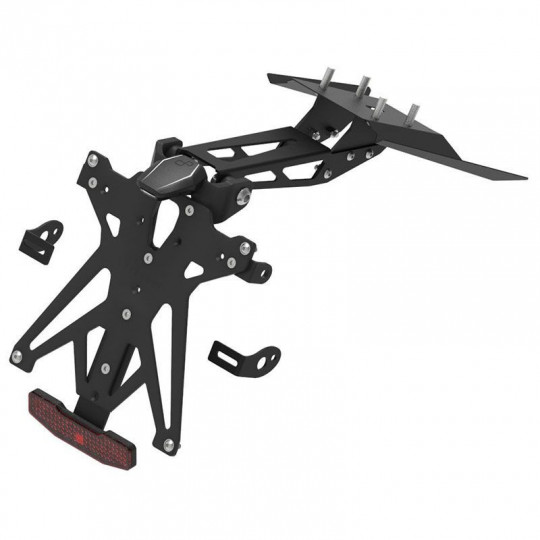Support de plaque réglable Lightech KTM - KTM DUKE 125 / 390 17-19 (avec éclairage de plaque)