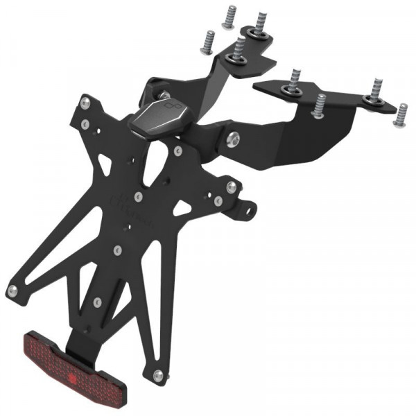 Support de plaque réglable Lightech Suzuki Suzuki SV 650 16-18 ( avec éclairage de plaque)