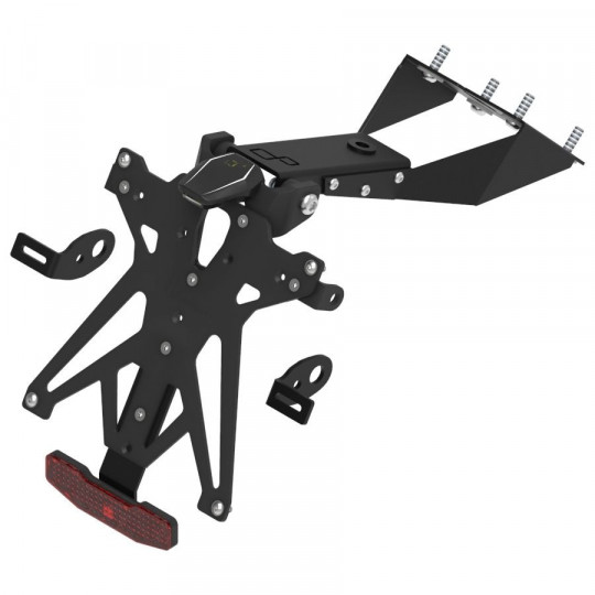 Support de plaque réglable Lightech Suzuki Suzuki GSX-R 125 / GSX-S 125 17-19 (avec éclairage de plaque)