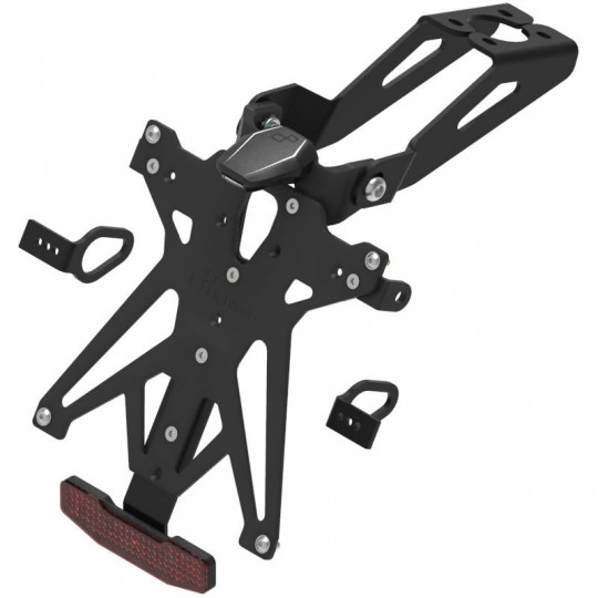 Support de plaque réglable Lightech Yamaha R1 04-08/R6 06-16 (avec éclairage de plaque)