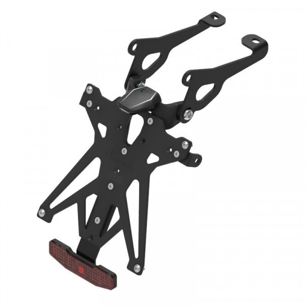 Support de plaque réglable Lightech Yamaha Yamaha FAZER 600 / FZ6 04-12 (avec éclairage de plaque)