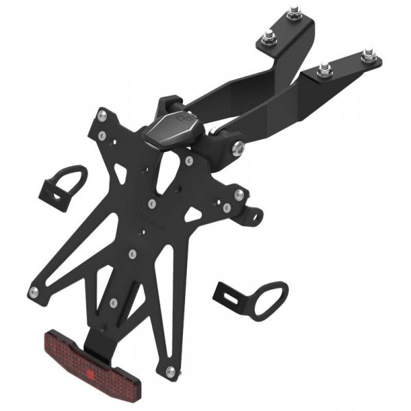 Support de plaque réglable Lightech Yamaha Yamaha MT-09 13-16 (avec éclairage de plaque)