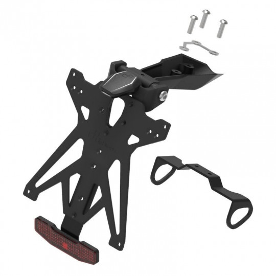 Support de plaque réglable Lightech  Yamaha Yamaha R1 15-21 (avec éclairage de plaque)
