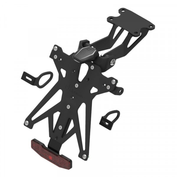 Support de plaque réglable Lightech Yamaha Yamaha MT-07 14-19 (avec éclairage de plaque)