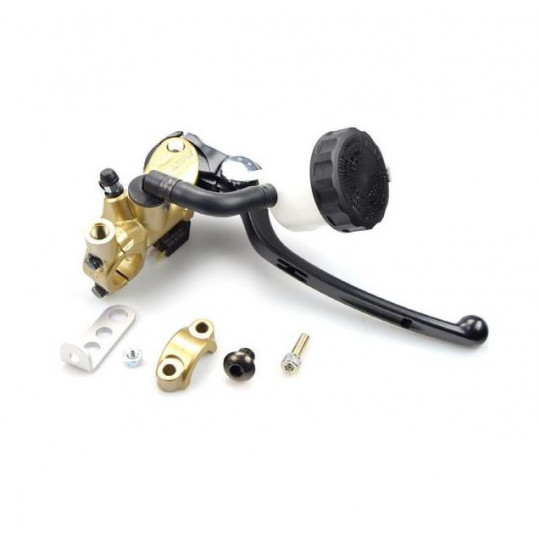 Maitre cylindre de frein Nissin PR17 Radial Or (levier noir)