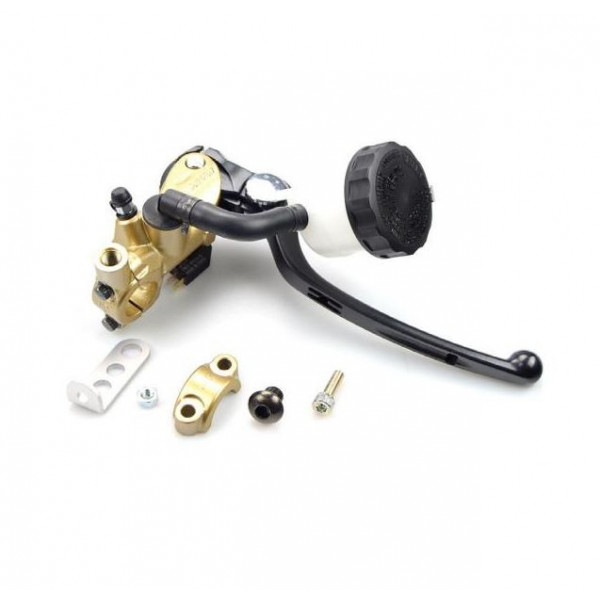 Maitre cylindre de frein Nissin PR17 Radial Or (levier noir)