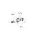 Pièce de rechange commandes reculées Bonamici - MF01 - Ressort rappel levier de frein pour TH03
