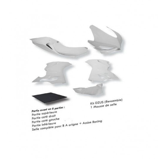 Pack carénage poly piste Sebimoto - Triumph Daytona 675 07-08