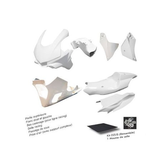 Pack carénage poly piste Sebimoto - Yamaha R1 15-19