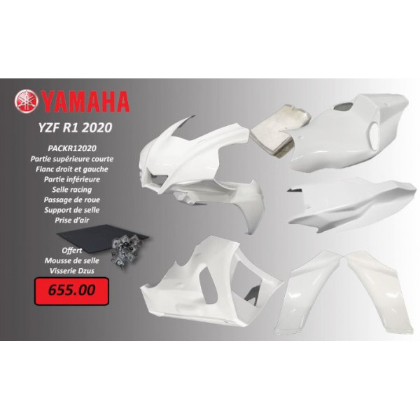 Pack carénage poly piste Sebimoto - Yamaha R1 20-21