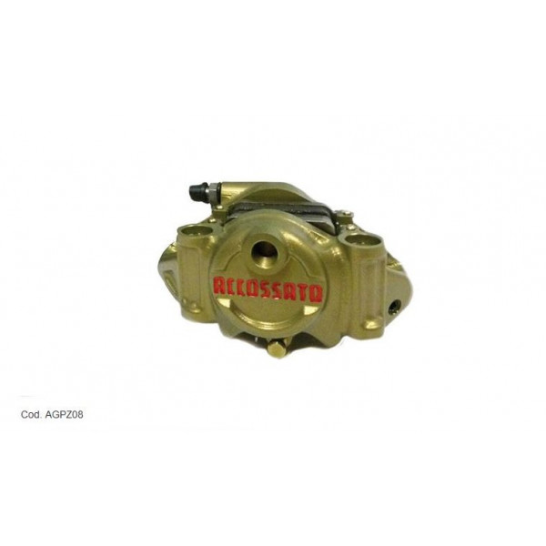 Etriers monobloc Accossato - ETRIER ARRIERE - Anodisation dure, forgé RADIAL MOTO 2 - 2 pistons titane - ø pistons 29.5 - Ent