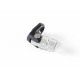 Embout de sélecteur repliable vers la droite en aluminium pour commandes reculées Lightech - RFTR213
