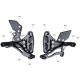 Pièce de rechange commandes reculées Bonamici - Protège talon droit aluminium pour TH03