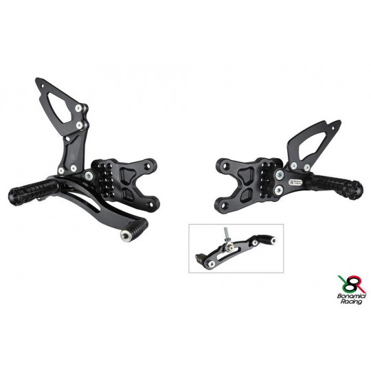 Commandes reculées Bonamici Suzuki GSXR 1000 09-16