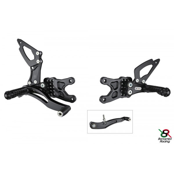 Commandes reculées Bonamici Suzuki GSXR 600-750 11-18