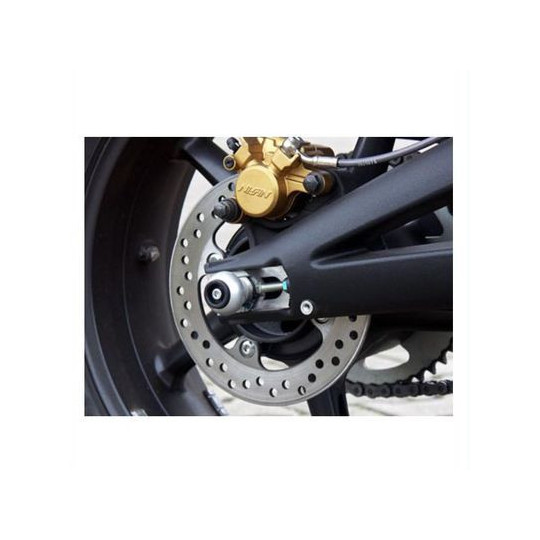 Protections bras oscillant LSL Crash Balls roue arrière Triumph Daytona 675 06-12 Rouge