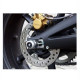 Protections bras oscillant LSL Crash Balls roue arrière Triumph Daytona 675 06-12 Rouge