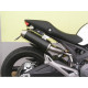 Silencieux homologué SPARK Ducati MONSTER 696 08-14 - 796 10-14 - 1100/S 09-10 modèle Rond Position Haute finition Carbone