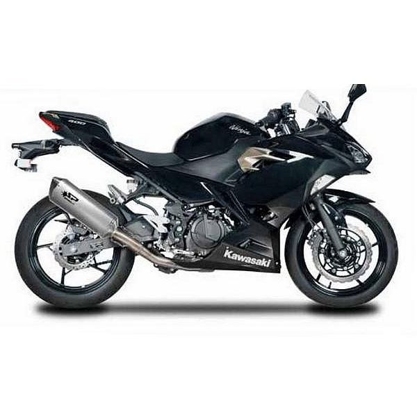 Ligne complète Racing Spark Kawasaki NINJA 400 18-19 Collecteur Inox - Silencieux Force Titane